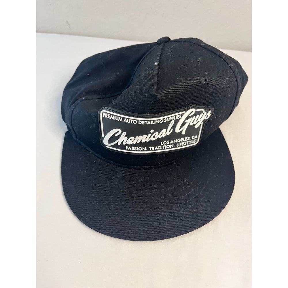 Chemical Guys Auto Detailing SnapBack Cap Black Hat‎ LA